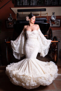 vestido de flamenca novia
